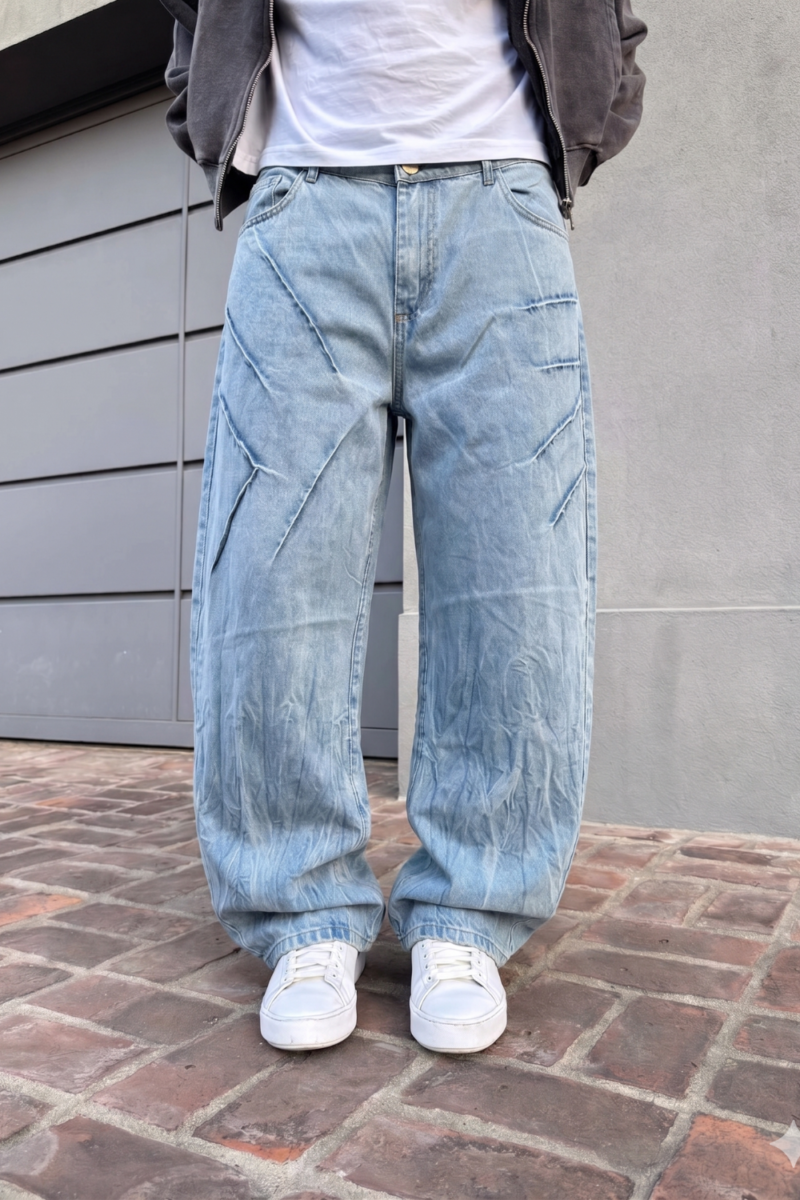 BAGGY AZURE TAILORED