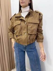 CAMPERA BOMBER TOFFEE