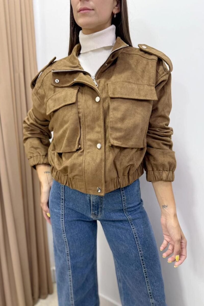 CAMPERA BOMBER TOFFEE