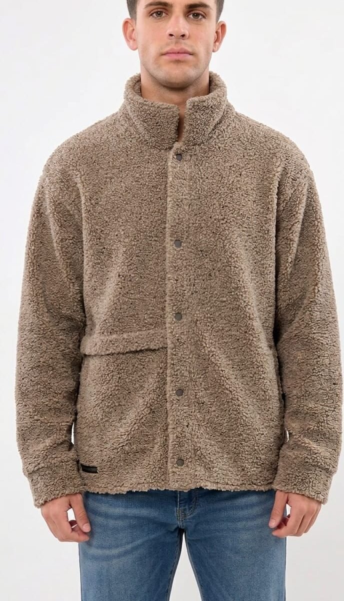 Campera de lana Bouclé