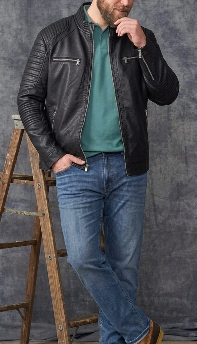 Chaqueta de cuero YD