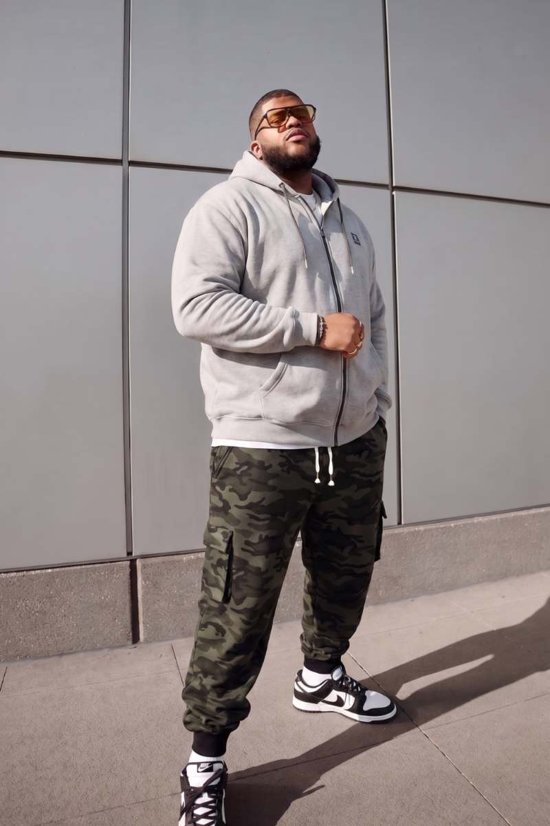 Pantalón JOGGER-CARGO STEALTH camuflado algodón