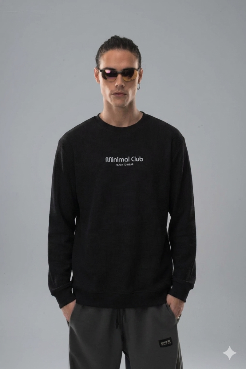 Buzo Cuello Redondo POSTO 5 MINIMAL CLUB