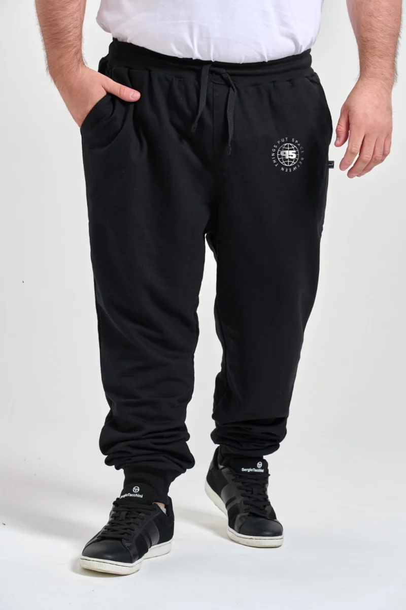Pantalón Jogger 95 de algodón con frisa y puños