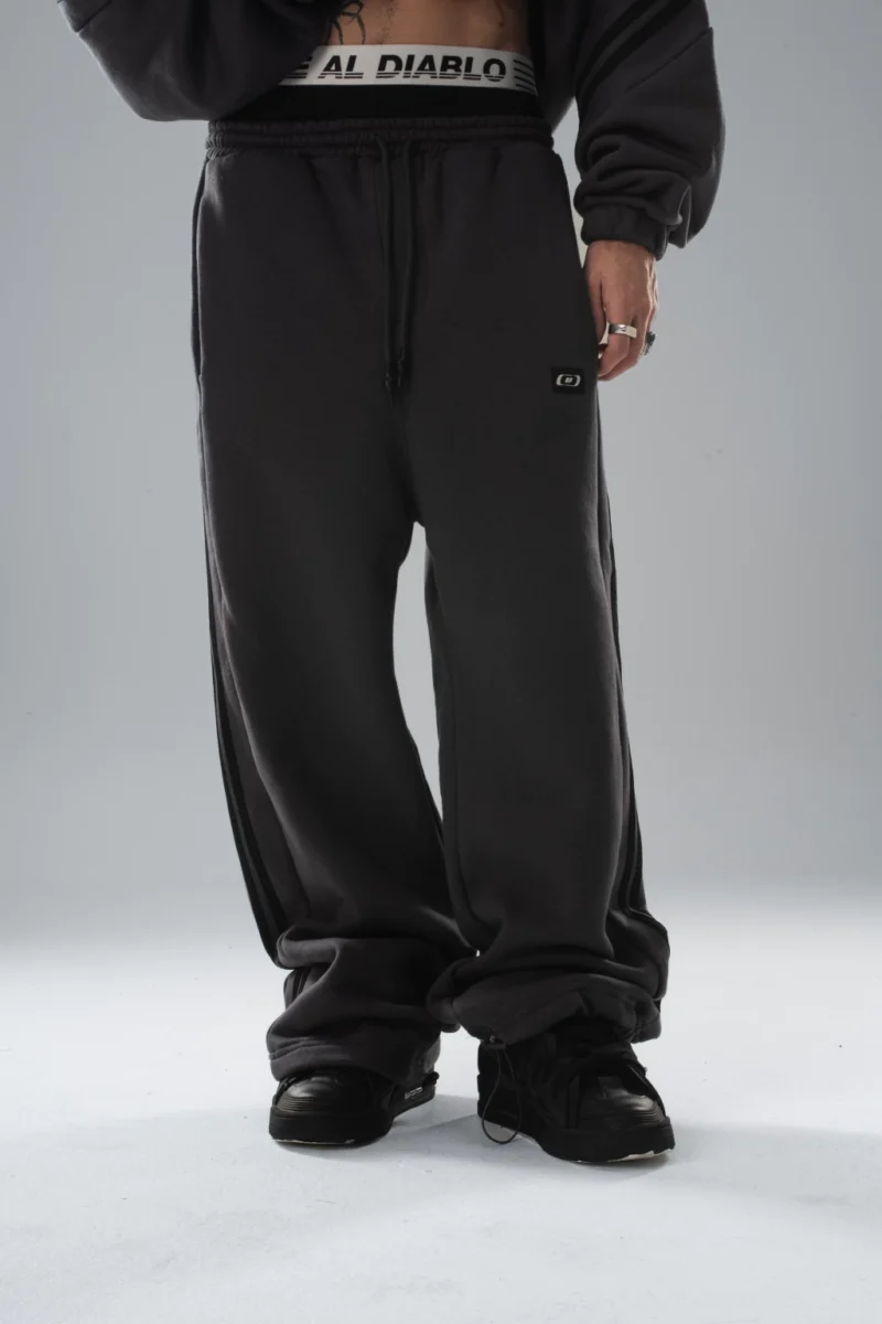 Pantalón Jogger TRACK-URBAN de algodón con líneas laterales