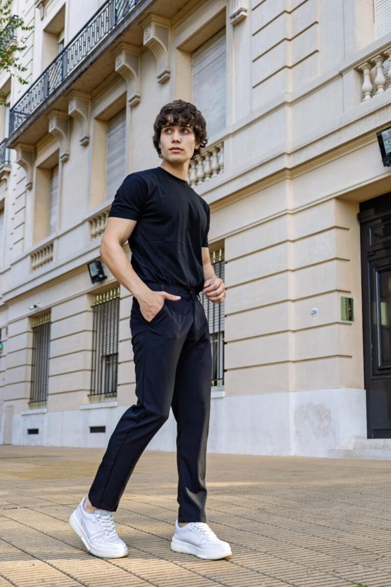 Pantalón sastrero corte chino Atlas