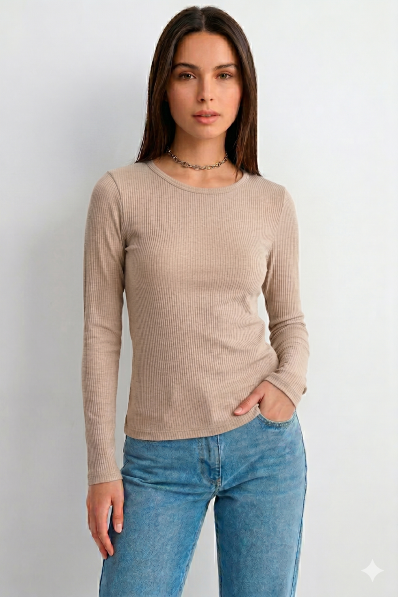 remera termica cuello redondo