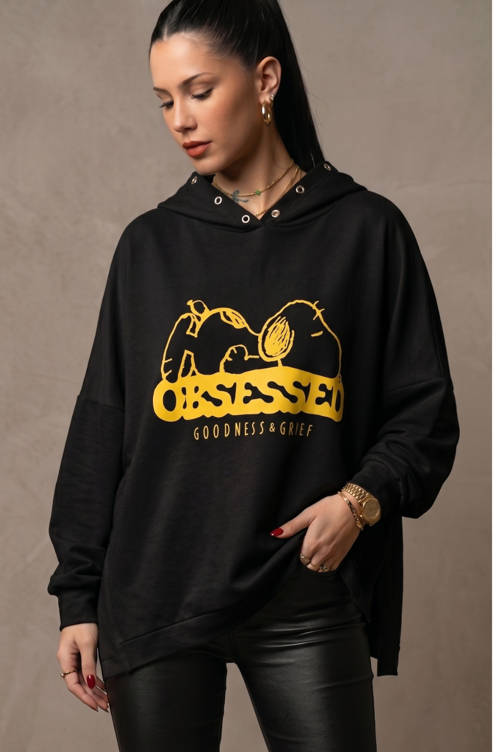BUZO SNOOPY CON CAPUCHA - Imagen 4