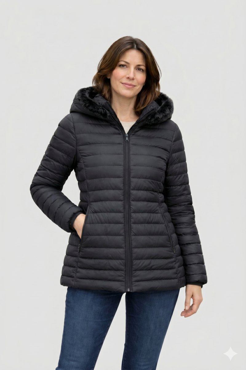Campera larga dama