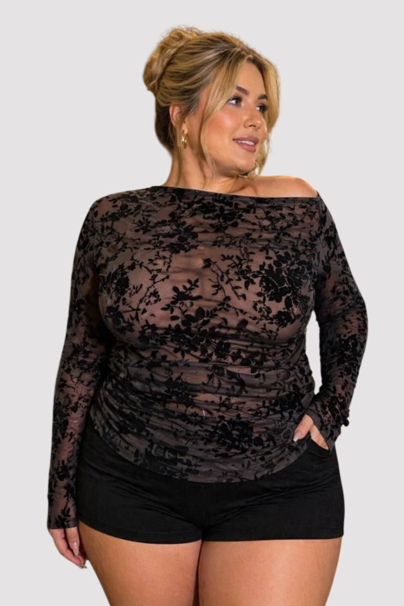 REMERA ASIMÉTRICA MICROTUL RAMITAS