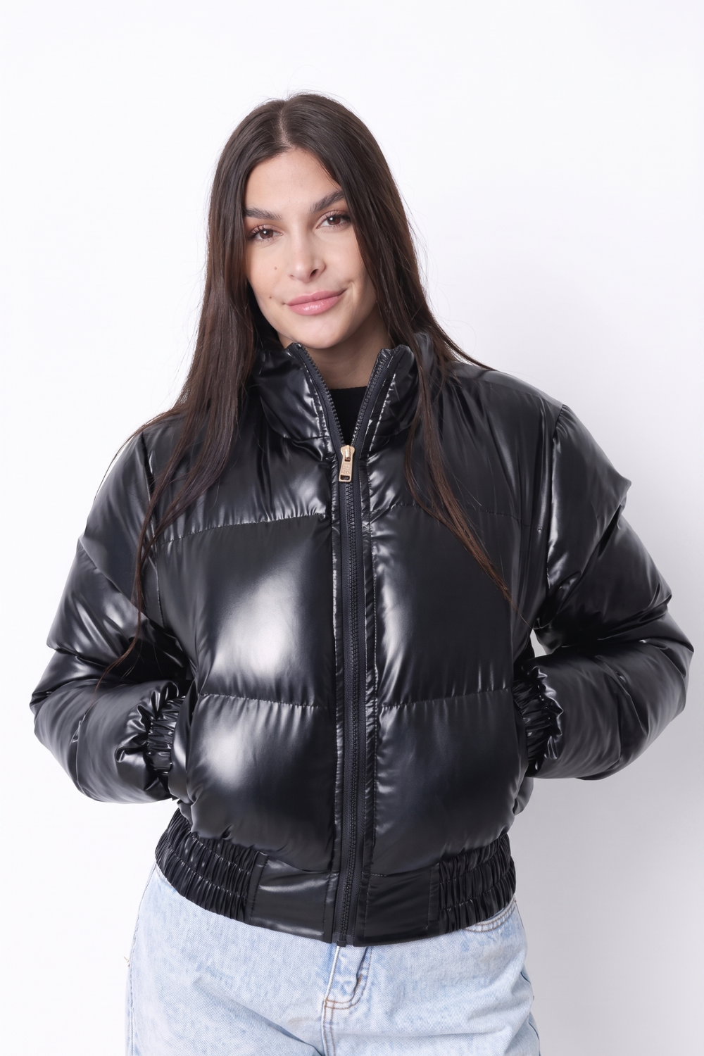 CAMPERA METALIZADO DAMA