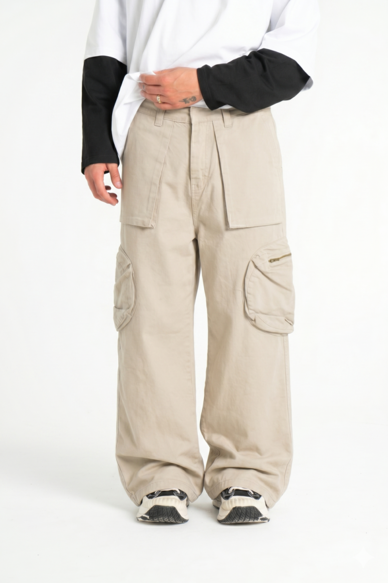 PANTALÓN BAGGY CARGO