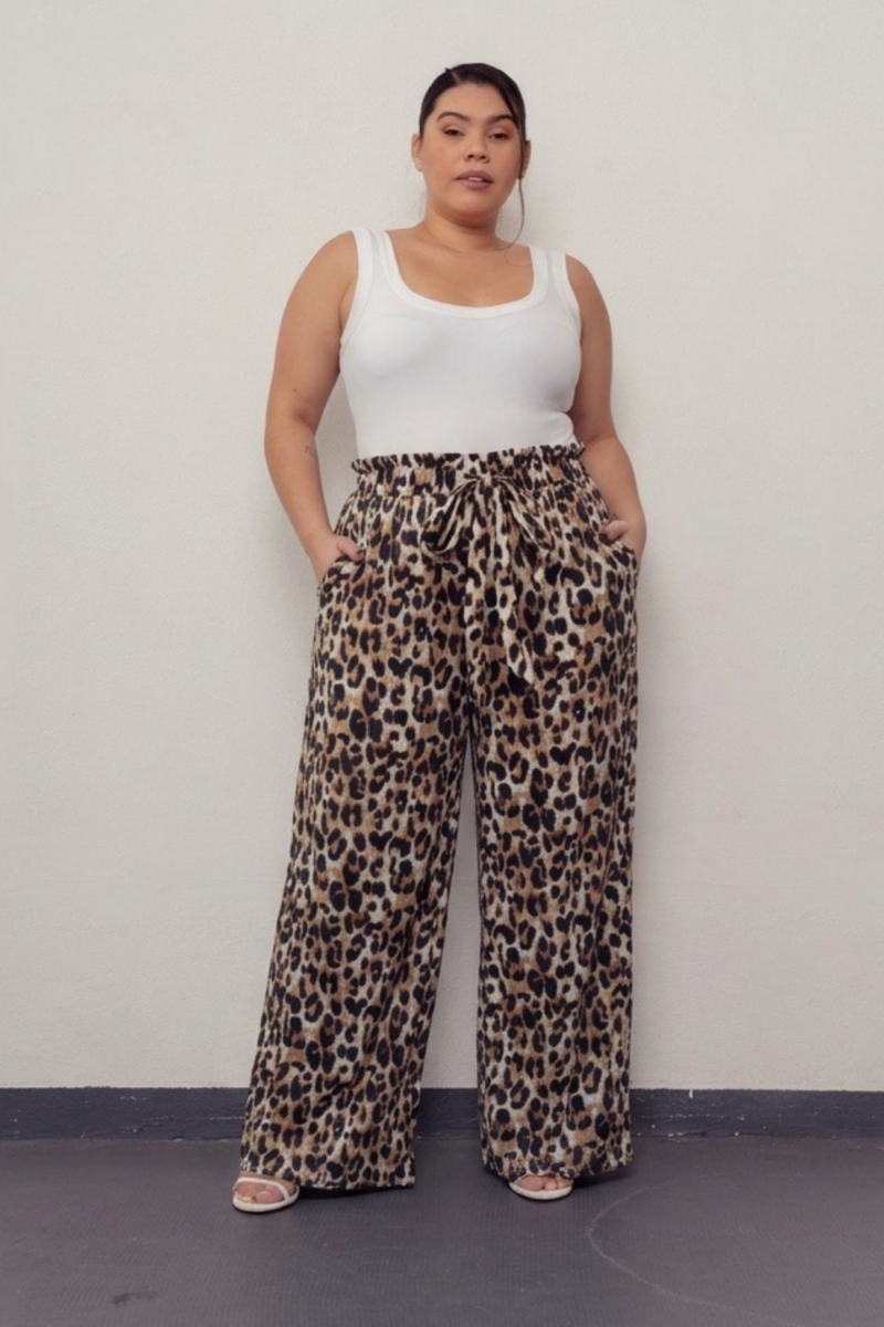 PALAZO SEDA FRIA ANIMAL PRINT