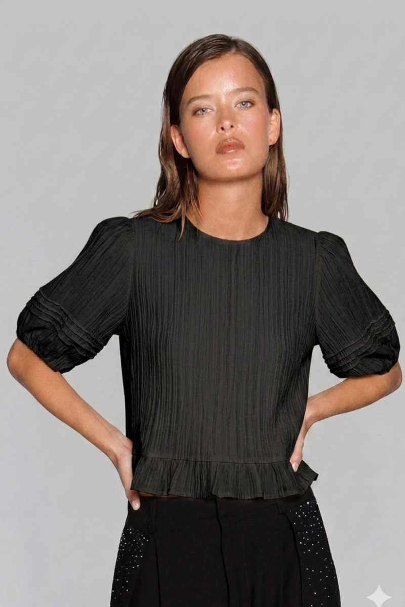 BLUSA CUELLO REDONDO