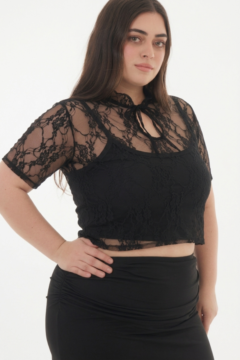 TOP MELODY ENCAJE