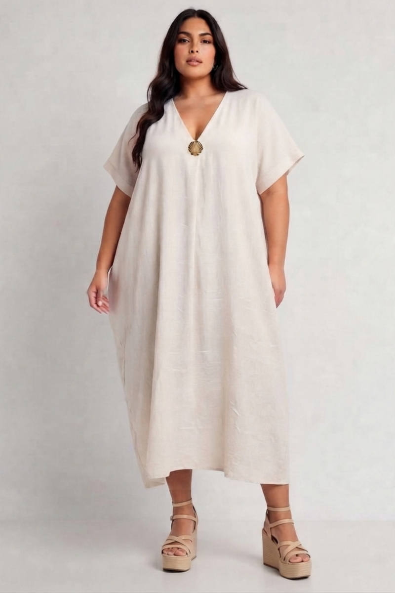 VESTIDOS LINO LISOS