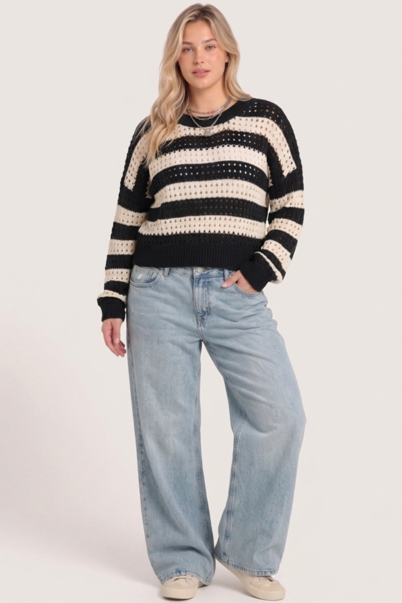 SWEATER DE HILO RAYADO